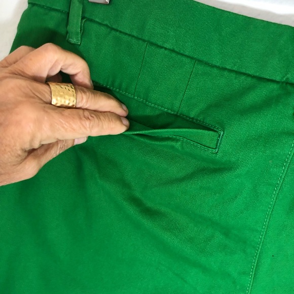 Tommy Hilfiger Kelly Green, Chino Pants, Straight Leg, Preppy Cotton, Women’s 8 - Picture 9 of 17